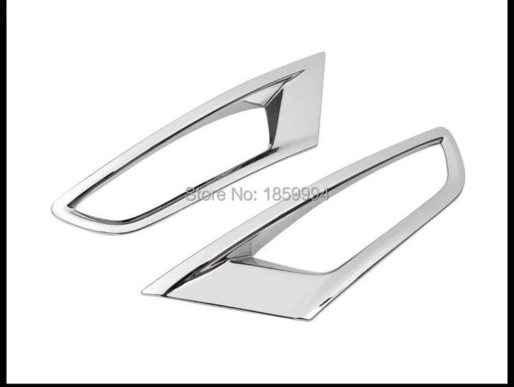 

Front Fog Light and rear fog light Chrome Cover Stripes Trims For 2017 2018 Mazda CX-3 CX3