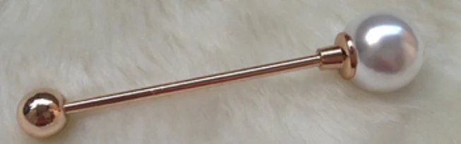 Long 84mm Стиль, жемчужные пуговицы-броши, декоративная Женская одежда, пуговицы для рукоделия, значки, аксессуары для шитья - Цвет: Long 84mm