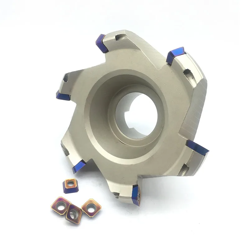 

10PCS SEKT1204 + 1PCS KM12 160-40-6T carbide Insert Milling Cutter Face Mill Shoulder Cutter For Milling Machine