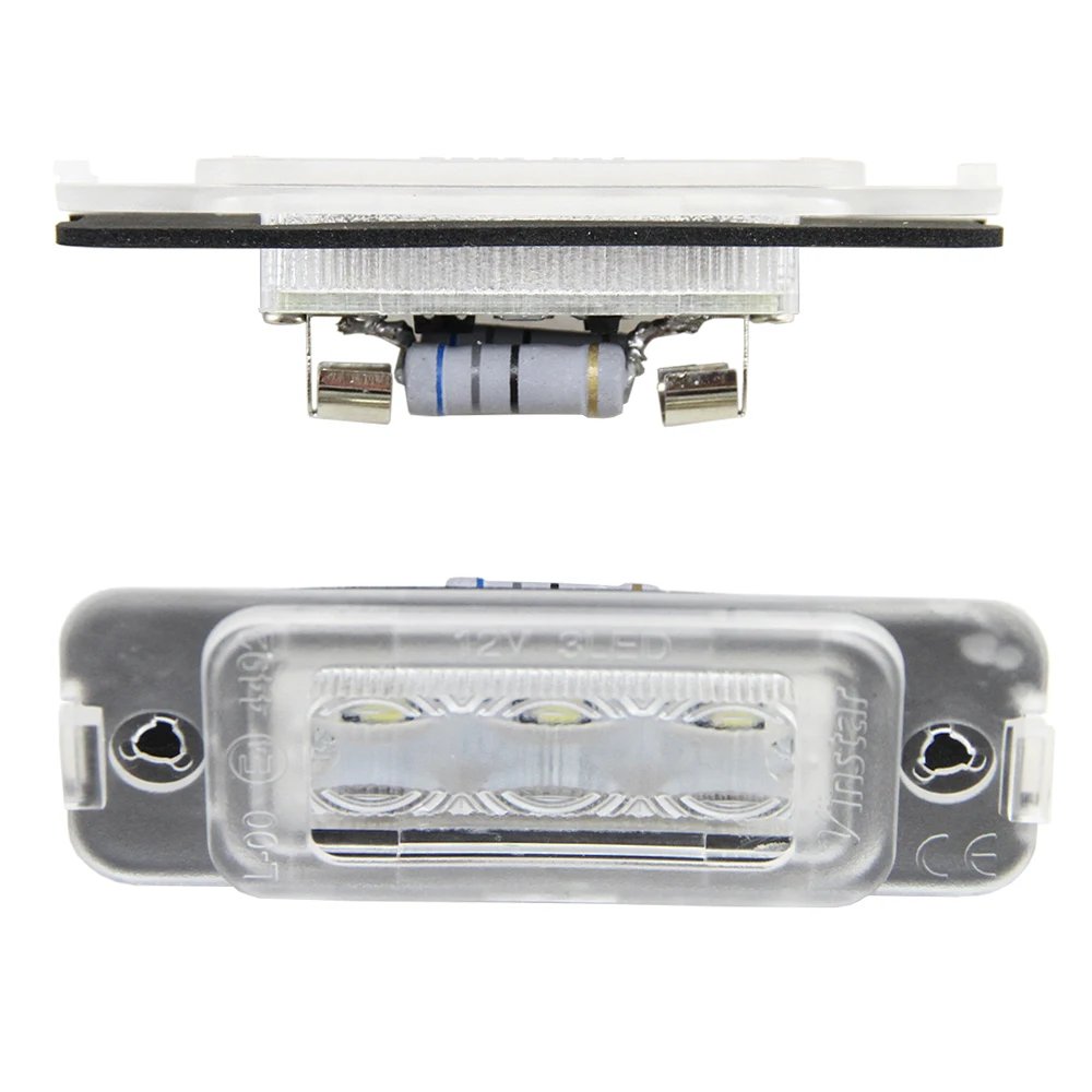 2x автомобильный светильник светодиодный номерной знак белая лампа без ошибок