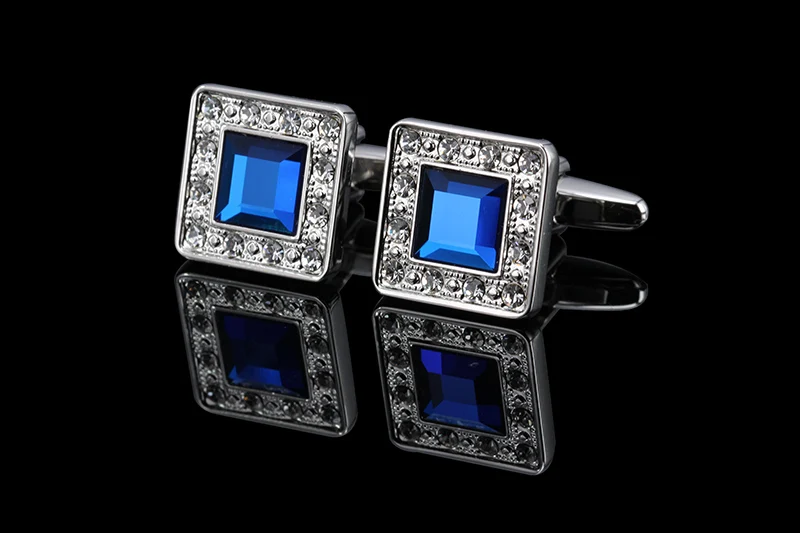 2016 продвижение настоящие мужские хрустальные запонки французские для рубашек из