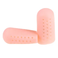 1pair silicone gel finger toe protector cover cap pain relief preventing blisters corns nail tools foot care toe separators