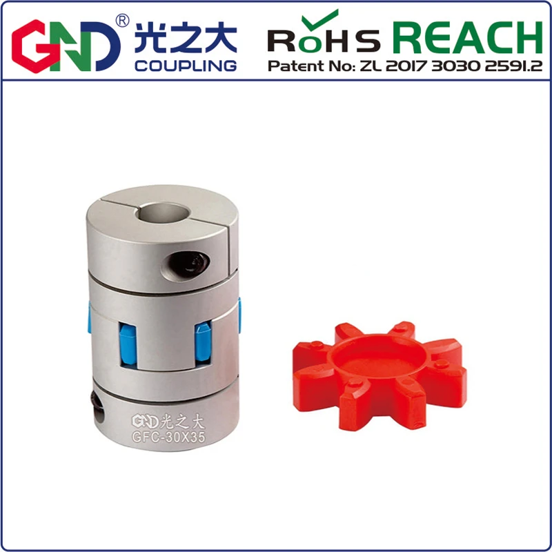 Соединительная муфта GND GFC D14 L22 гибкий зажим с цветком сливы из алюминия