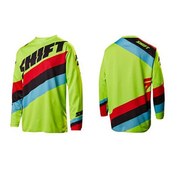 2016 Американский СДВИГ Спуске Велосипедные Майки Лето С Длинным Рукавом Горный