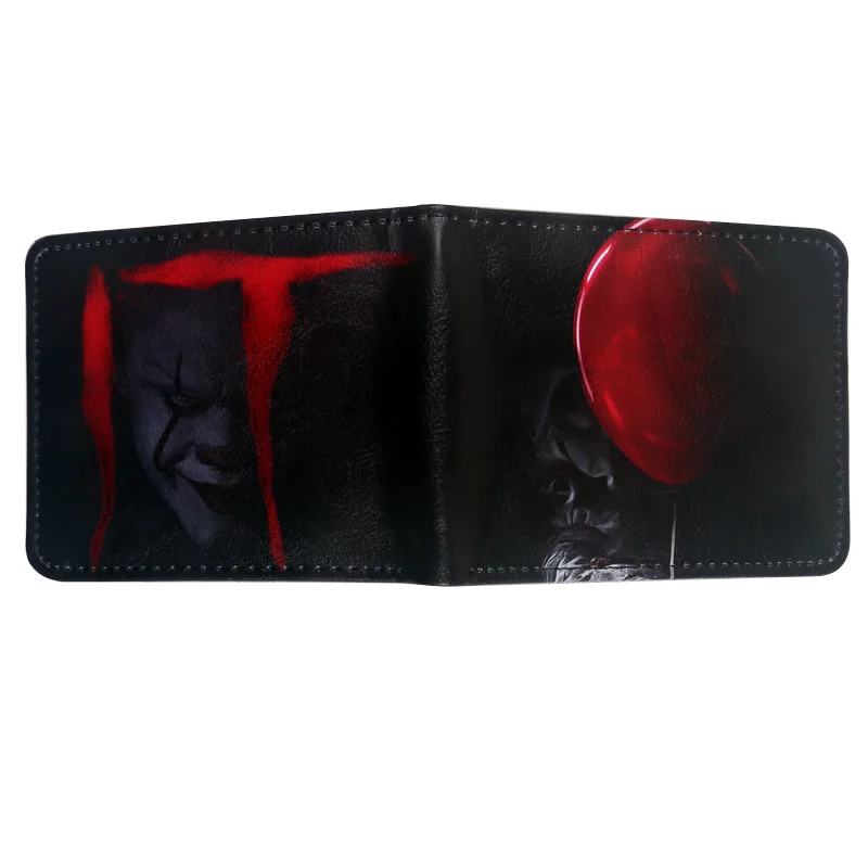 Кошелек мужской King's It Movie IT кошелек клоун кредитный ID держатель для карт кошелек на молнии монета карман