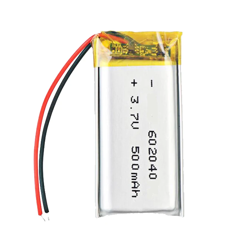 500mAH 3,7 V 602040 полимерный литий-ионный/литий-ионный аккумулятор для mp3 mp4 gps диктофона резервного питания ПК Смарт-часы