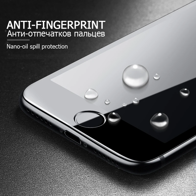 Изогнутое закаленное стекло 9H премиум-класса 5D для iPhone 6 6S 7 8 Plus X XR Xs 11 12 Pro Max полное