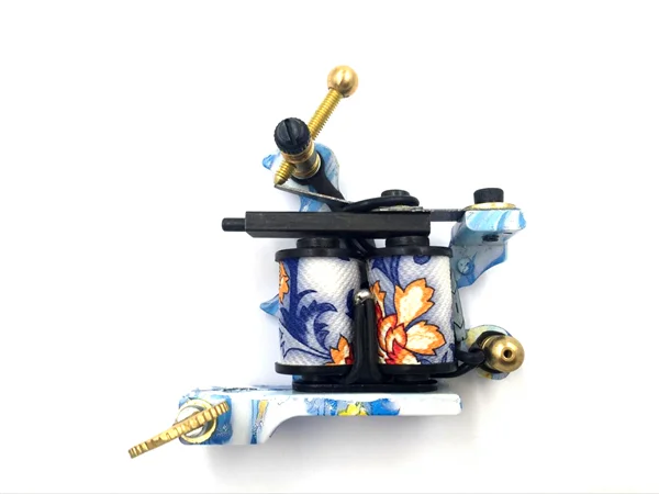 2018 New High Quality Design Porcelain Pattern Coils Machine Popular Handmade Shader Tattoo Gun 10 Wraps Free Shipping | Красота и
