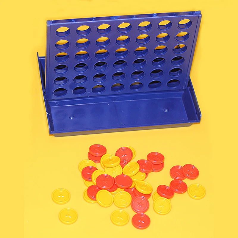 1 Set Connect 4 In A Line Board Game Children's Educational Toys for Kid Sports Entertainment