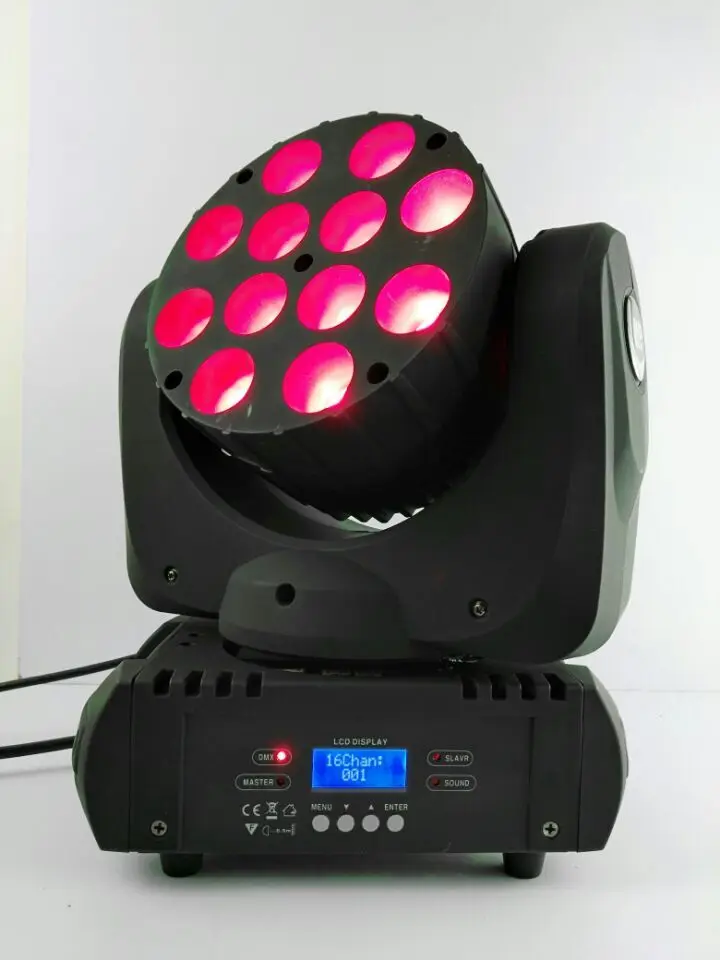 4pcs/lot hot promotion 12*12w led beam moving head lights for concert wedding show | Лампы и освещение