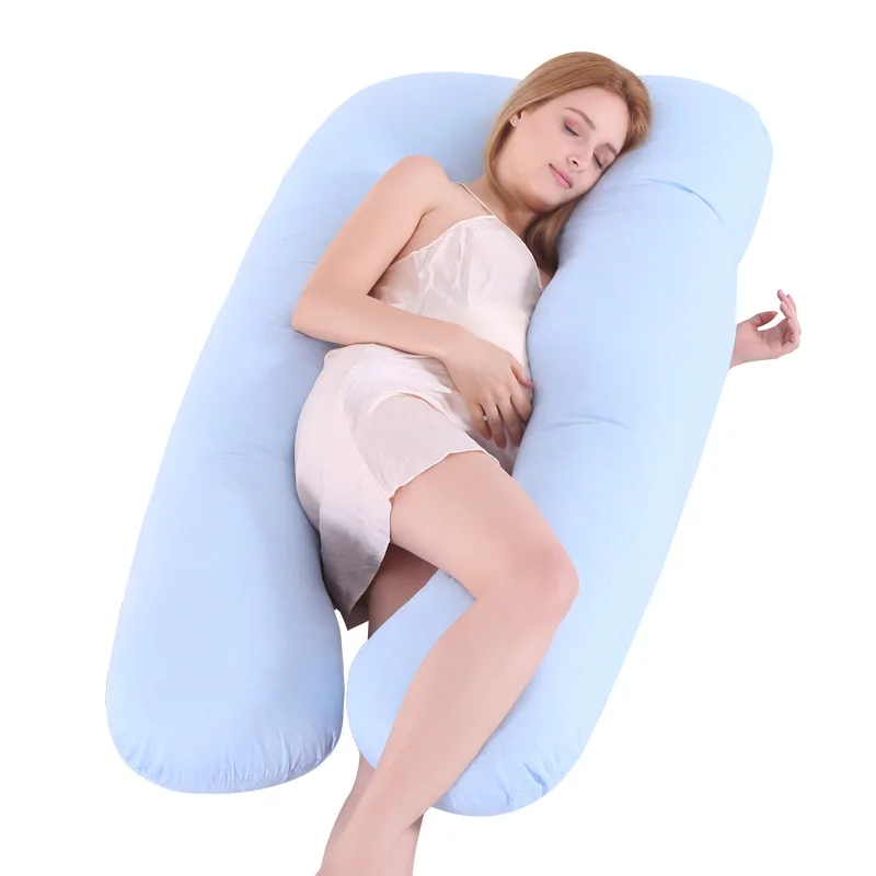 

Новейшая поддерживающая Подушка для сна для беременных хлопковая наволочка U-образная подушка для сна на боку для беременных постельное бе...