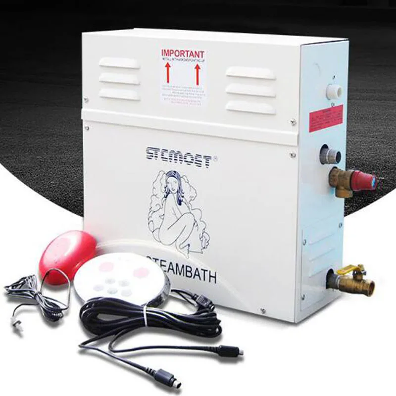 

6KW Steam Generator Household Steam Machine With Digital Control Panel Sauna Dry Stream Furnace Wet Steam Steamer Shower Bath