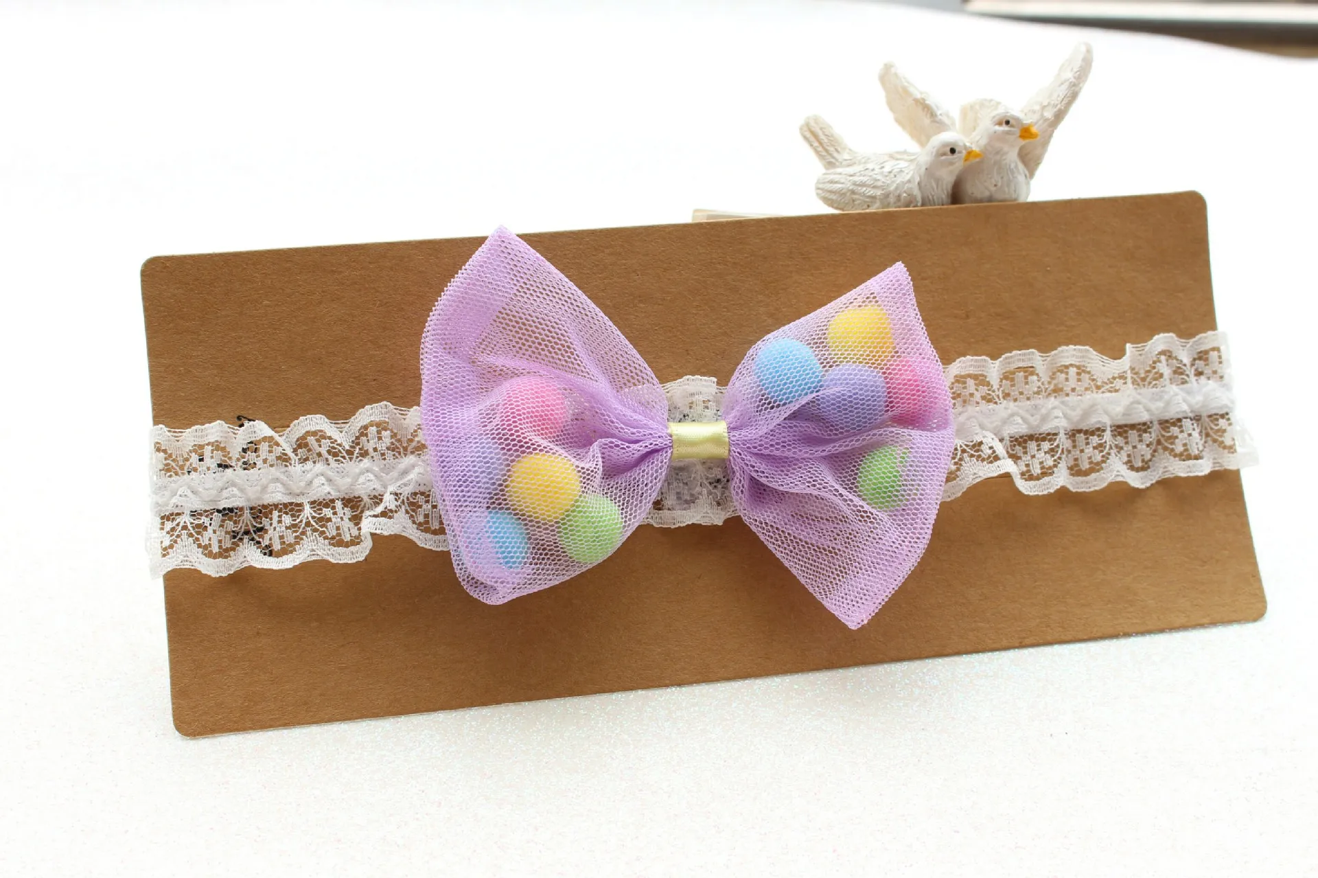 1 Piece MAYA STEPAN Headwrap Bowknot Baby Headwear Girls Hair Bow Hairband Head Band Infant Newborn Bows Toddlers Lace Headbands | Детская