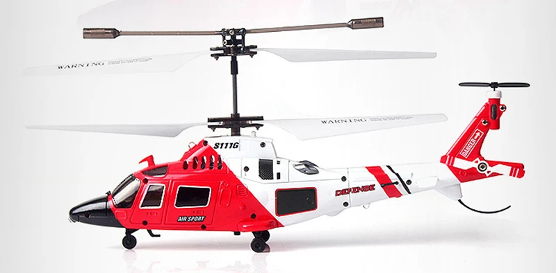 SYMA S111G 3.5CH военный вертолет с пультом дистанционного управления, оснащенный гироскопом светодиодный светильник