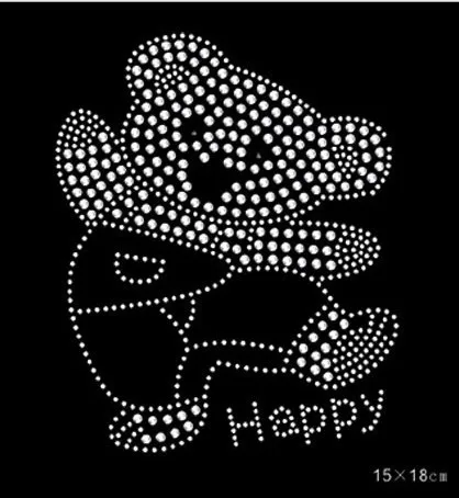 2 шт./Лот мотивы для перевода страз с надписью Танцующий медведь | Дом и сад