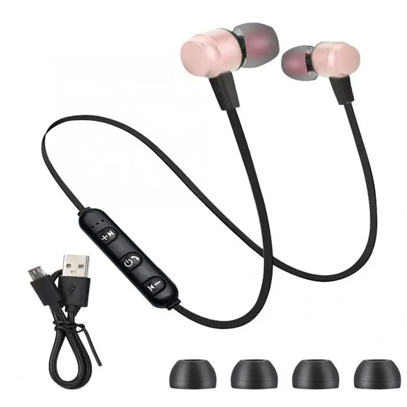 Беспроводные Bluetooth наушники IPX5 водонепроницаемые с шейным ремешком Спортивная