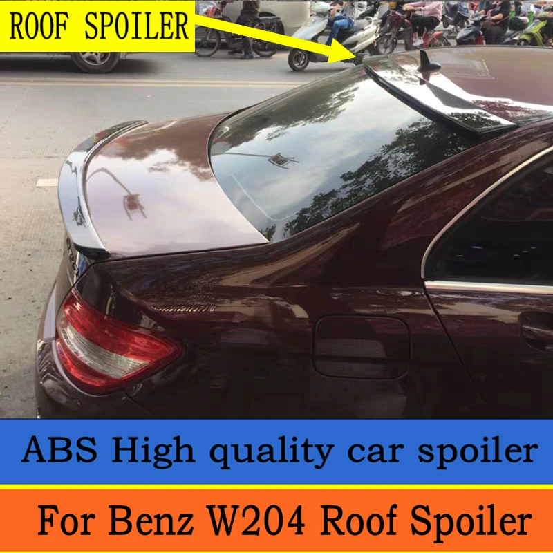 Для Mercedes Benz W204 крышка спойлера 2008-2014 C-класса C180 C200L C63 высококачественный задний автомобильный крыльцо.