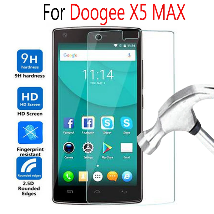 Закаленное стекло Для Doogee X5 Max/Doogee Max Pro защитная пленка для экрана телефона Max|glass