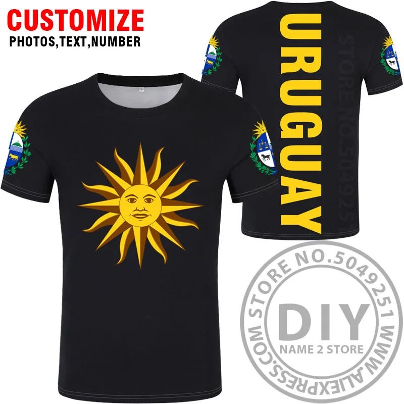 Style 9 URUGUAY футболка, сделай сам,, на заказ, с именем, номером ury, футболка, национальный флаг, uy, одежда для фото, одежда с текстом, одежда для фото, одежда для школы - Цвет: Style 9