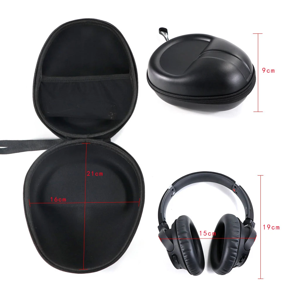 Новые жесткие чехлы для наушников из искусственной кожи защитная сумка чехол