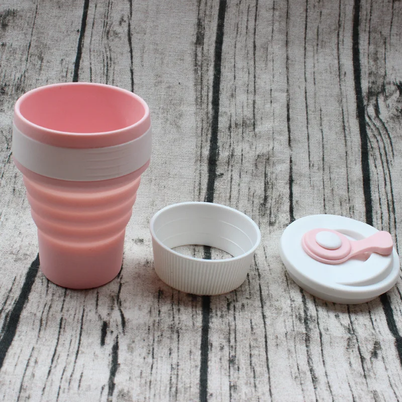 FHEAL Folding Silicone Portable Telescopic Drinking Collapsible Coffee Cup Multi-Function Sport Travel New | Дом и сад