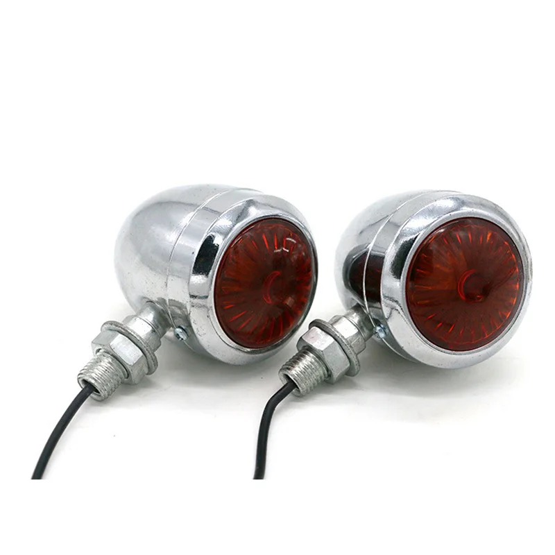 2 шт. классический металлический мини-указатель поворота для мотоцикла Honda Cafe Racer