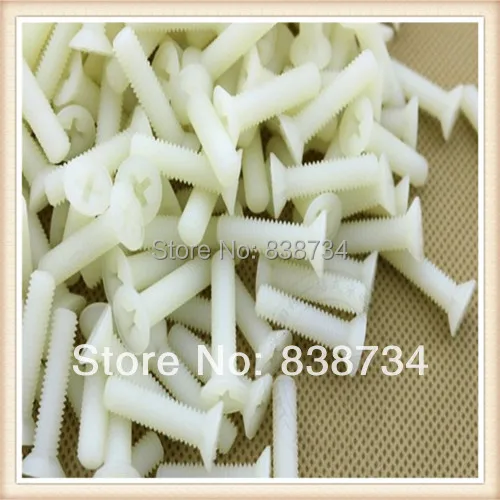 100 шт. нейлоновый болт с потайной головкой phillips m2.5 * 8 мм | Обустройство дома