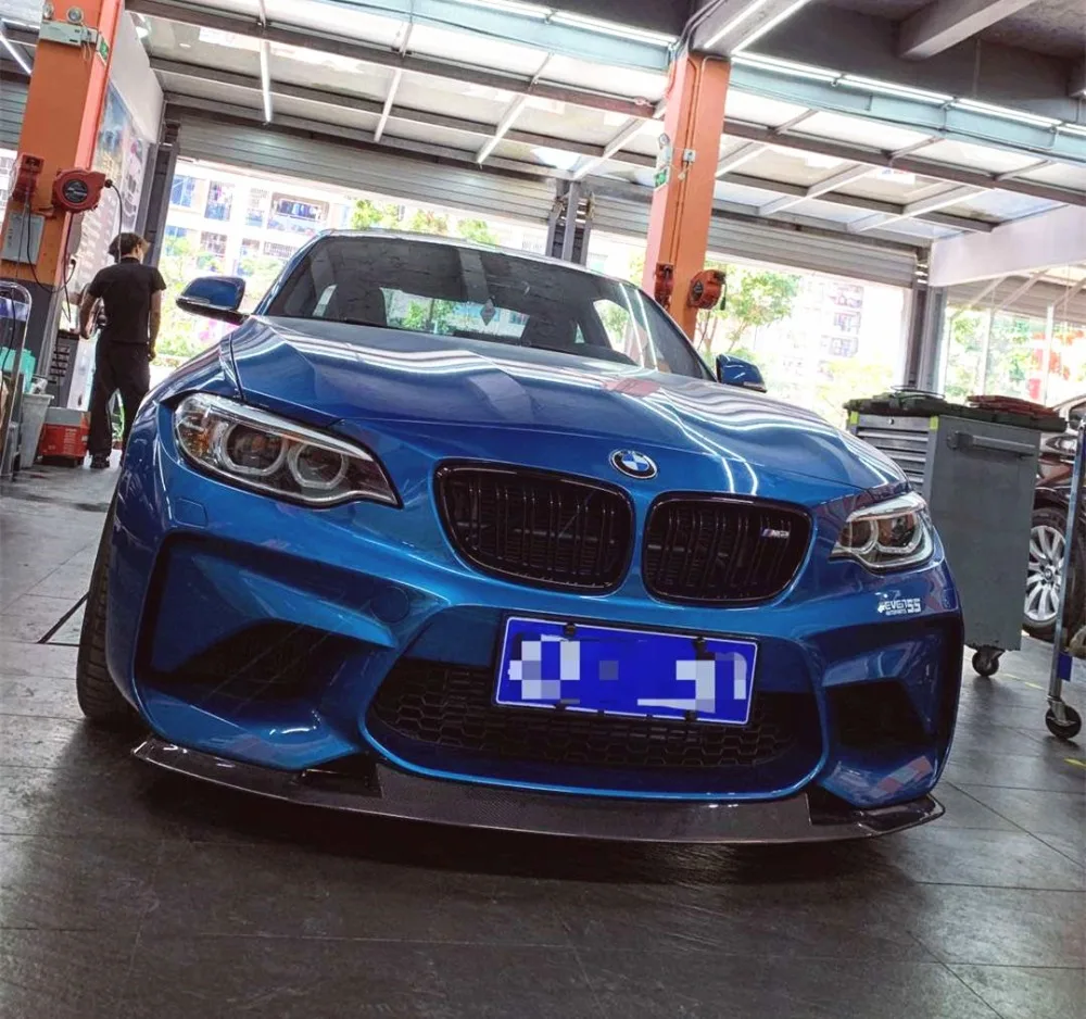 ** В наличии F87 M2 GTS-II стильный сплиттер для передних и нижних губ из углеродного