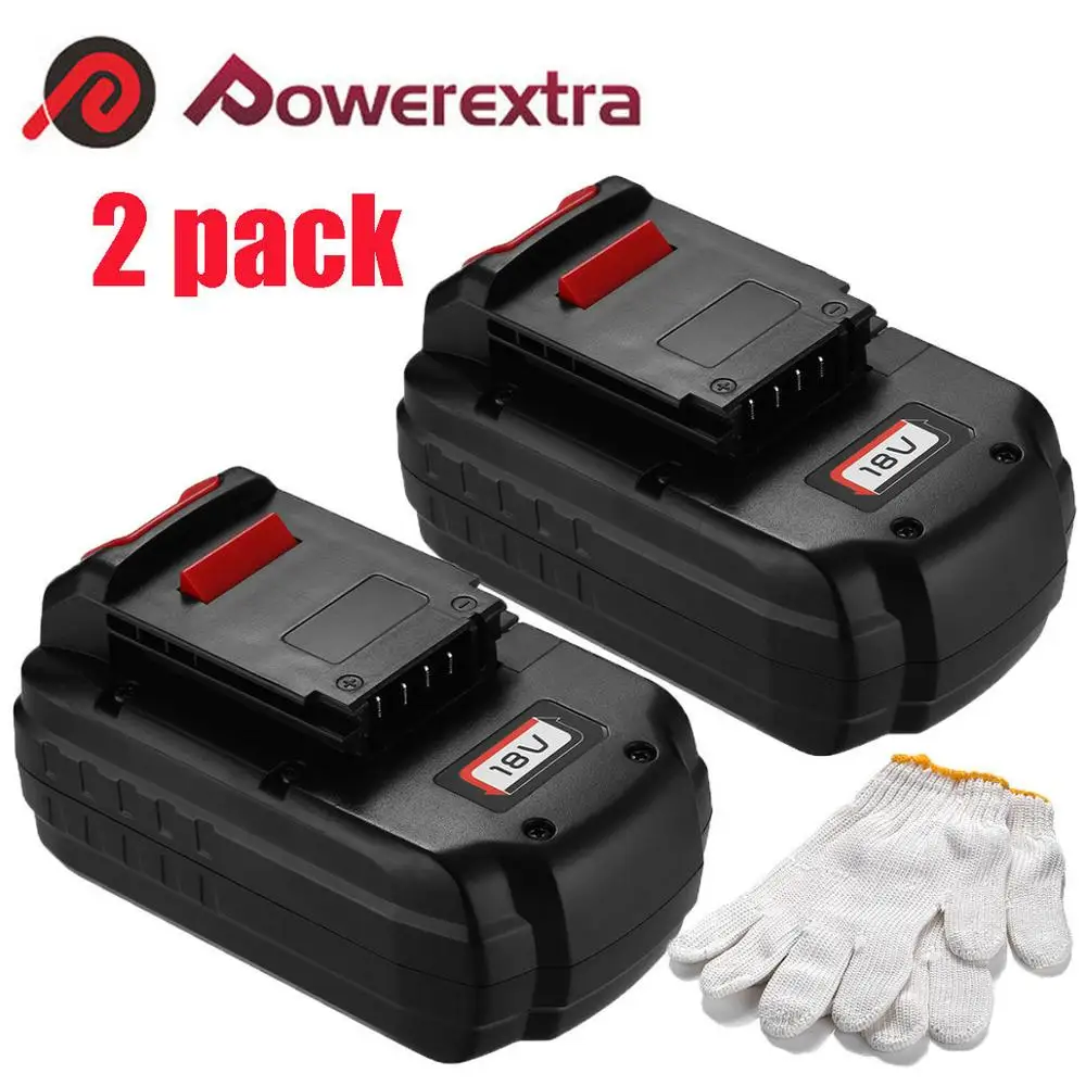 

Powerextra 3700mAh 18V Battery for Porter Cable PC18B Cordless Power Tool 18 Volt NiCd Battery