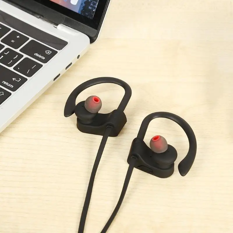 А4 Bluetooth наушники с шейным ремешком IPX7 водонепроницаемые беспроводные микрофоном