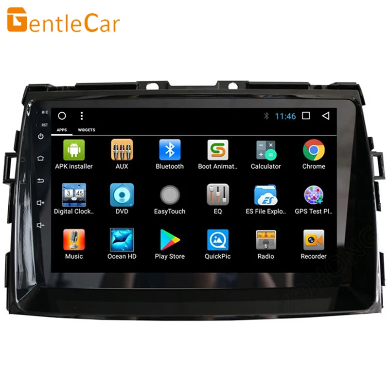Octa 8 ядра Android 1 dvd плеер автомобиля gps навигации радио WI FI BT MAP для Toyota Estima/PREVIA/