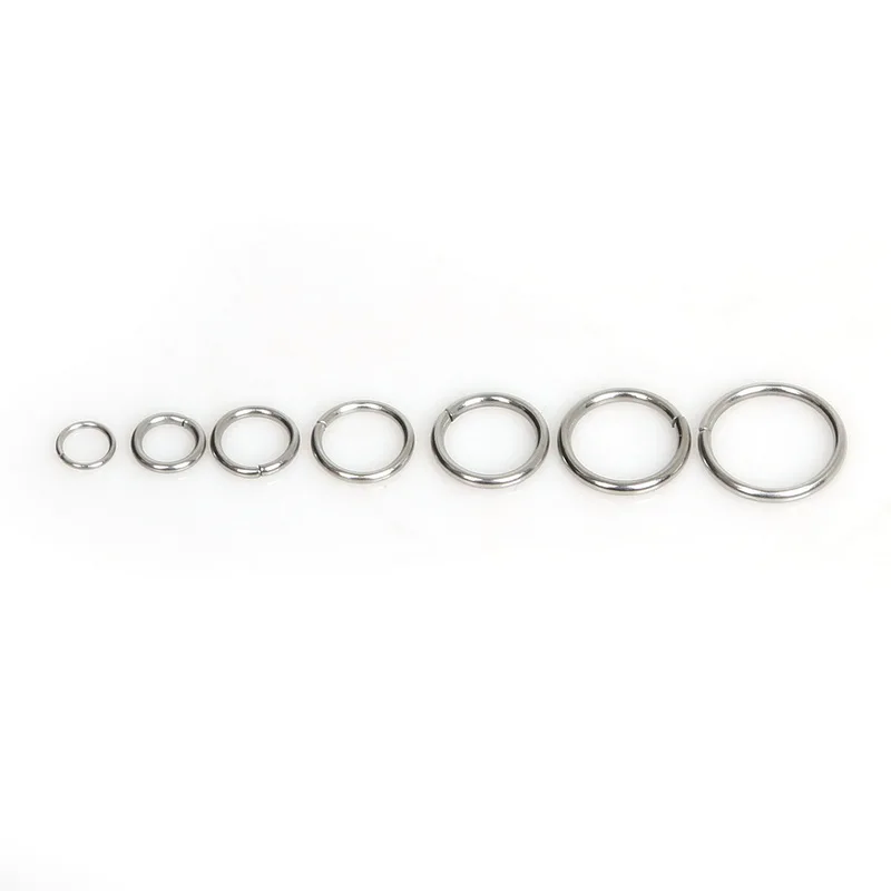 

600pcs/lot Jump Ring Stainless Steel Split Rings For Jewelry Findings Making Bracelet Necklace DIY Accessories High Quality