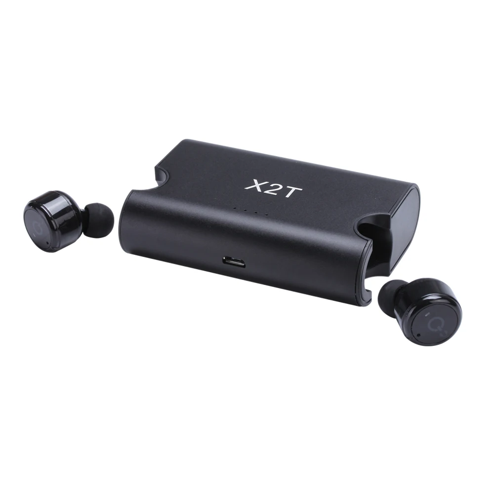 Популярные портативные настоящие беспроводные наушники TWS X2T мини Bluetooth 4 2 1500 мАч