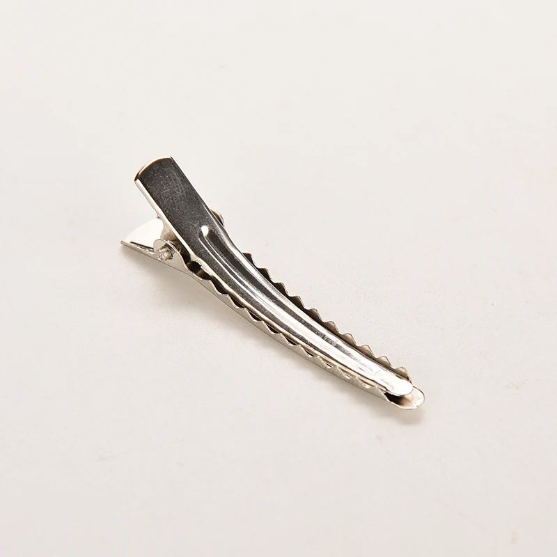 

NEW 50Pcs 35/45mm Flat Metal Single Prong Alligator Hair Clip For Hair Hairpins Barrette Bow Diy Clips Base For Women Girls