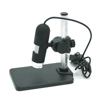 500x digital brightness adjustable 8 led usb microscope measurement function electronic magnifier camera webcam endoscope loupe