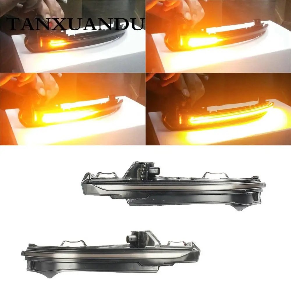 Дымчатая прозрачная динамическая светодиодная дверная зеркальная Поворотная