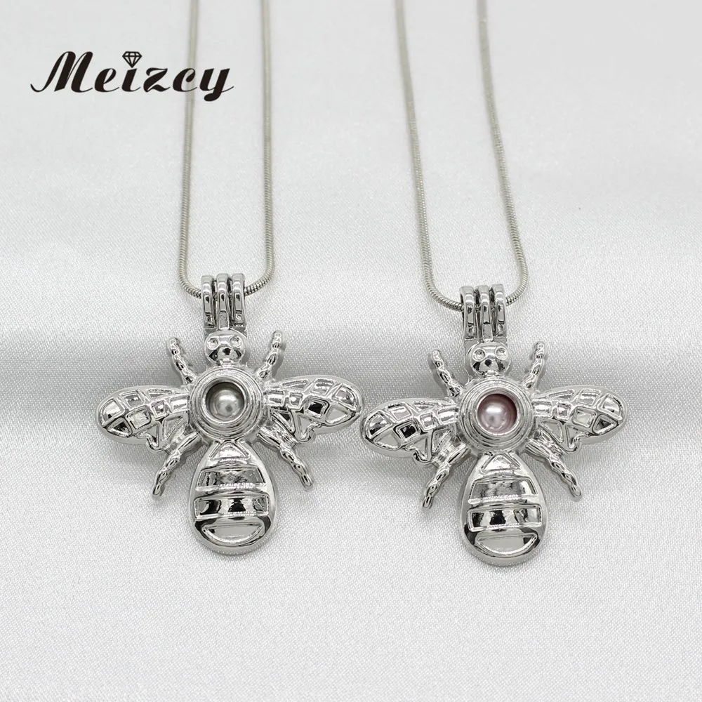 10 шт Серебряный креативный пчелиный жемчуг клетка для парфюма эфирное масло