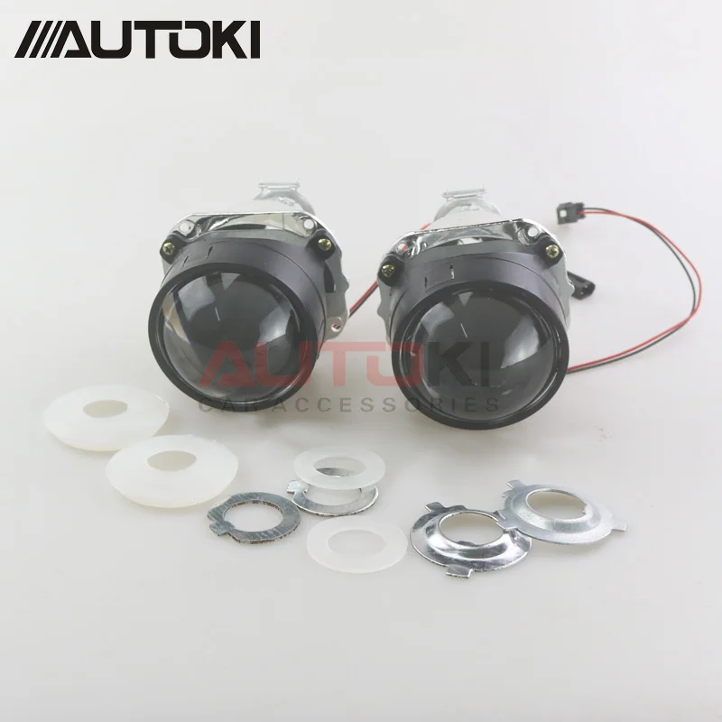 Autoki 2 5 дюймовый мини WST HID биксеноновый объектив проектора + кожухи LHD RHD для