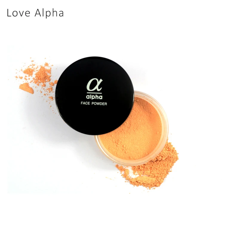 Любовь Альфа 9 Цвета рассыпчатая пудра бренд основа под макияж длительный