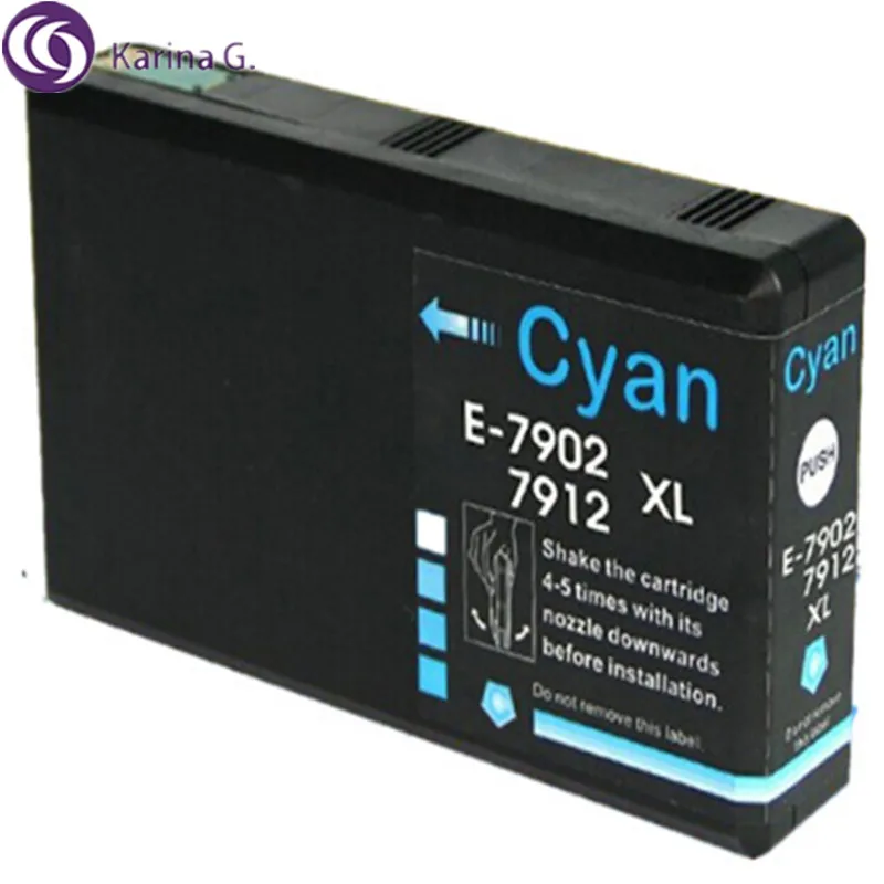 T7911 T7901 T7901-T7904 T7911-T7914 Совместимый картридж для Epson WorkForce Pro WF-4630DWF 4640DTWF 5110DW и т. Д. |