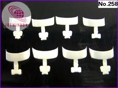 

500pcs/lot Crescent Shape MULTI COLORS Short French Nail Art Wrap Tips /Mini French Tips Salon Nail