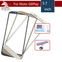 g6play for motorola g6 play xt1922 xt1922 3 xt1922 4 touch screen front outer glass panel lens no lcd display digitizer 5 7
