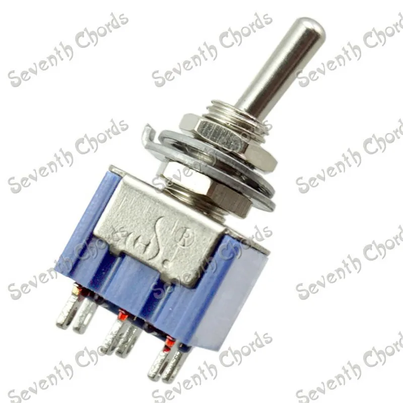 2 шт. 6 контактов 6A В переменного тока мини переключатель для управления