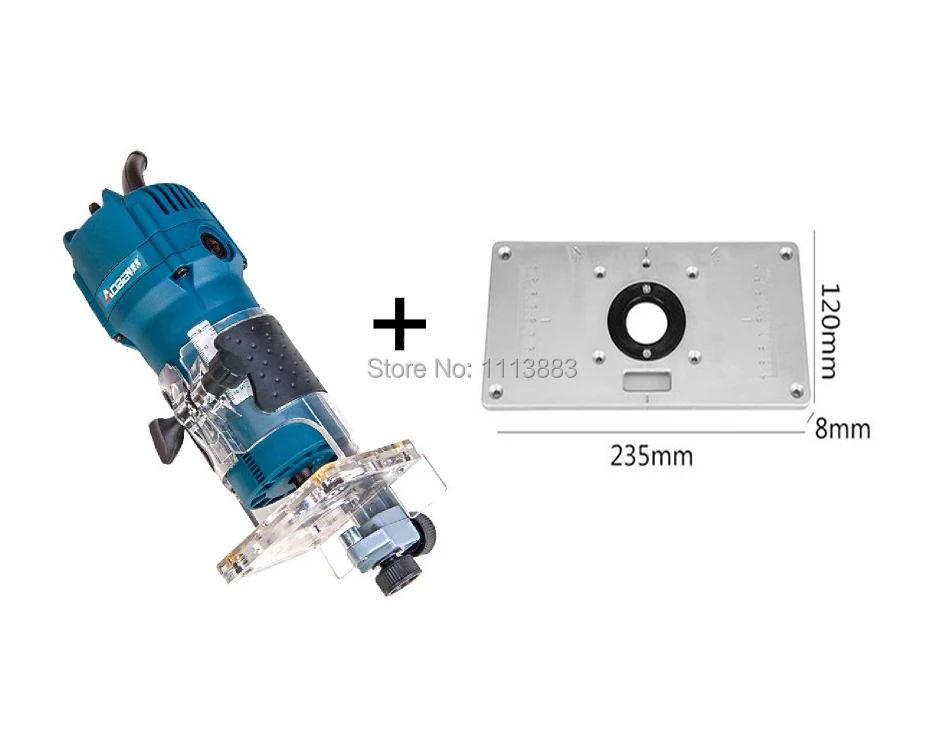 Вставная пластина + пальмовое триммер роутера 520W 1/4 &quotЦанга|router trimmer|palm routertrimmer