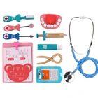 1 Набор креативных милых деревянных инструментов для инъекций медсестер коробка для лекарств для малышей детей ролевые игры врачи игрушки аксессуары