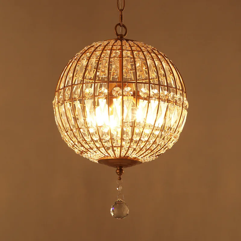 Американский кантри люстра гостиная спальня фойе обеденный стол хрустальная