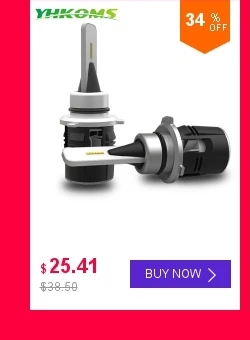 YHKOMS H1 H3 светодиодный лампы H4 H7 H8 H9 H11 9005 HB3 9006 HB4 40 Вт 5000LM авто фары Противотуманные фары Дневные Фары Светильник 6000K светодиодный белый светильник 12V 24V