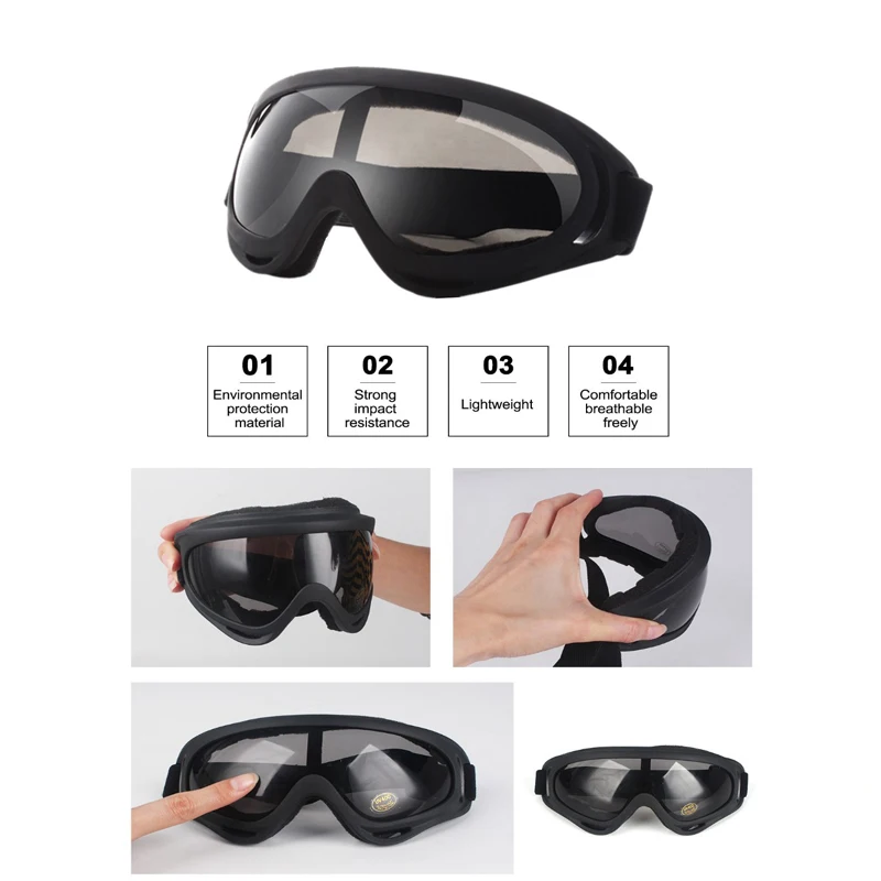 TAK YIYING Airsoft Masks Adjustable Half Metal Steel wire Mesh Face Mask with Tactical Goggles |