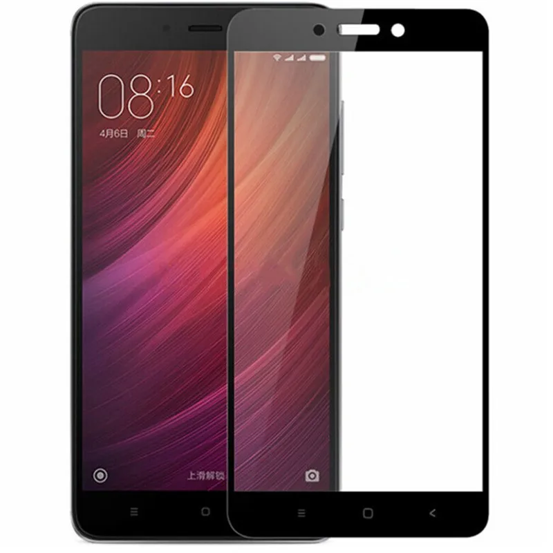 Полноэкранное цветное закаленное стекло для Xiaomi Redmi 4 Prime 4A Note Hongmi Note4 A защита