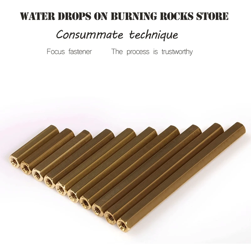 M3*35mm double-pass copper column flat head hollow hexagonal stud main plate isolation | Обустройство дома